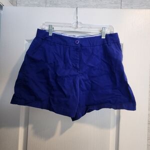 Crown & Ivy Vibrant Blue Women's Shorts Size 8 Euc